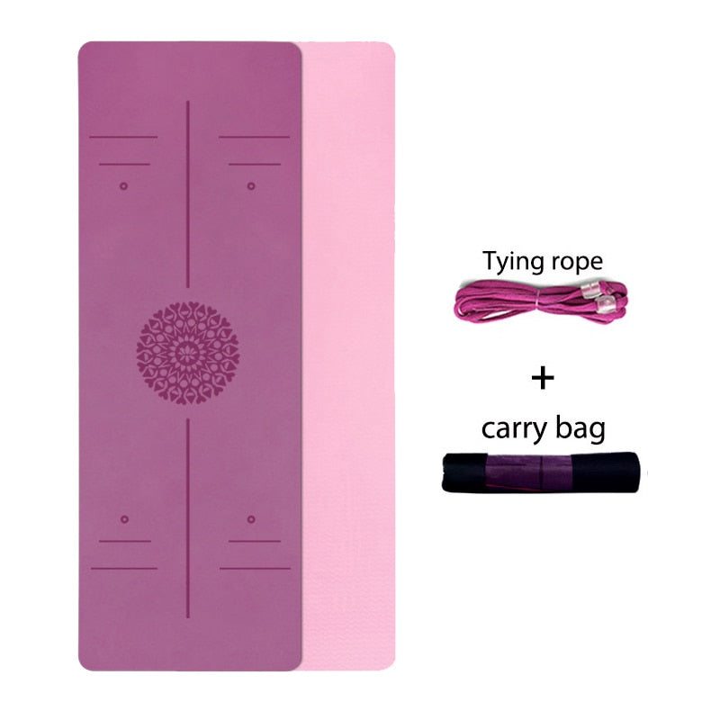 6mm Non-Slip Double Layer Sports Exercise Pad