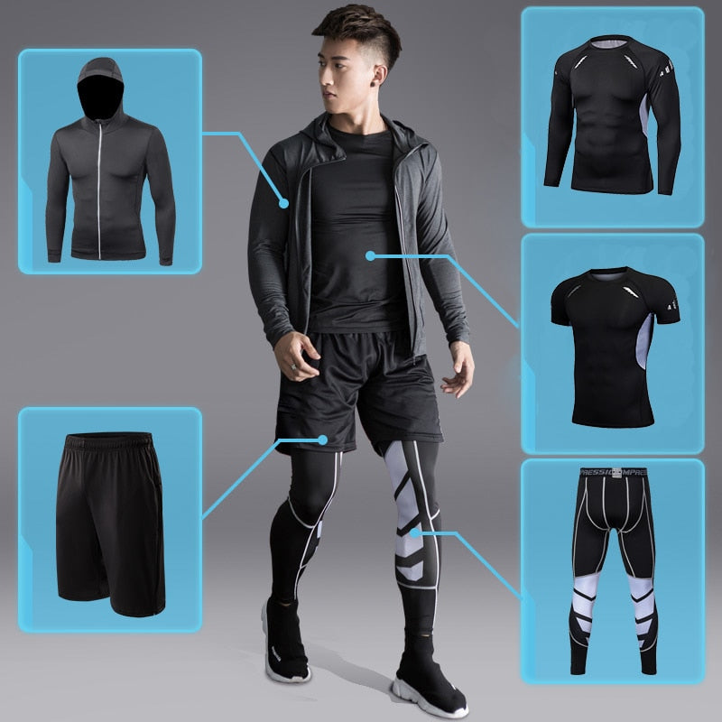 Dry Fit Mens Training Sportswear Set