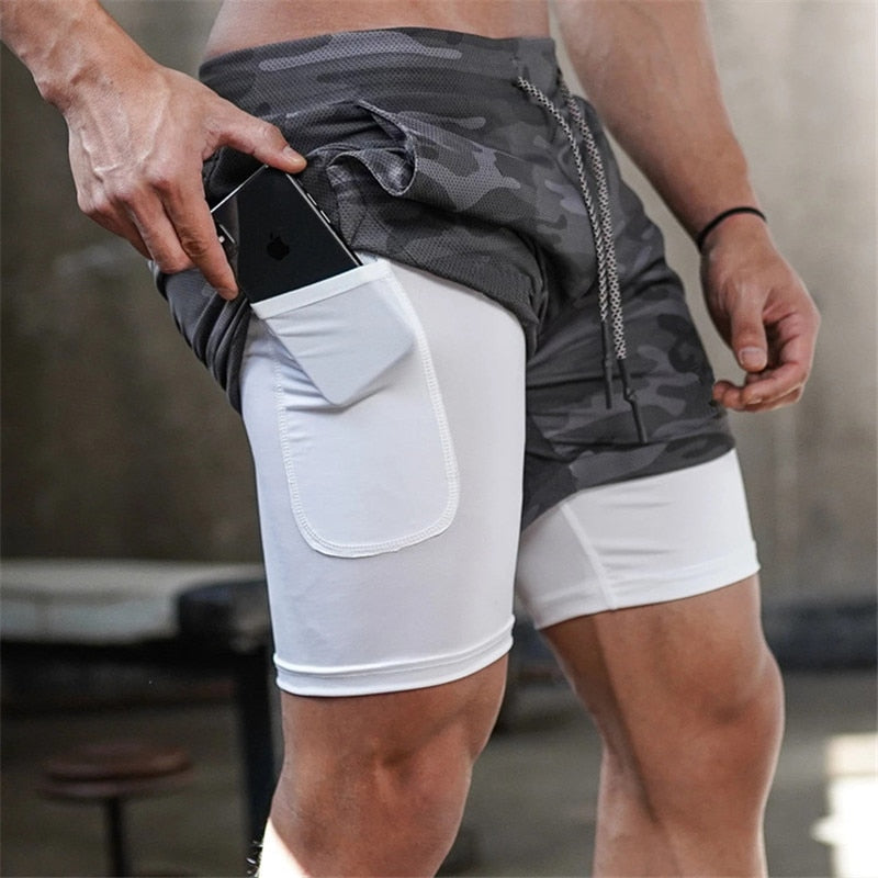 Men Fitness Jogging Workout Shorts