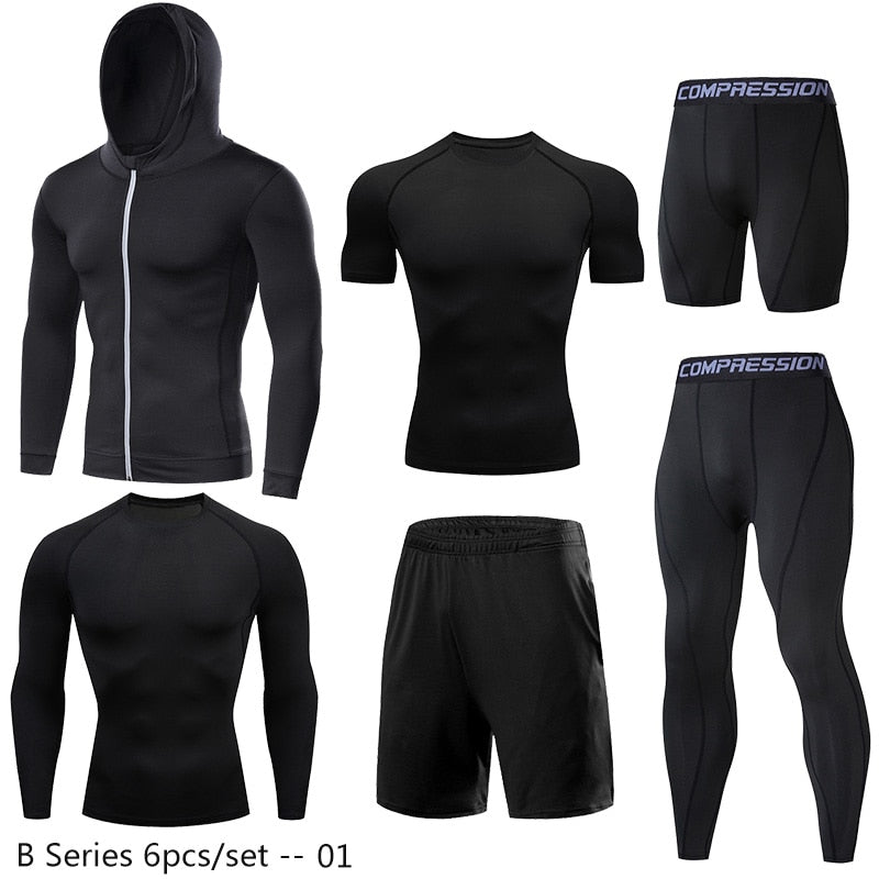 Dry Fit Mens Training Sportswear Set