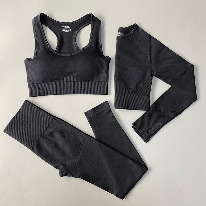 High Waist Leggings Sports Suit