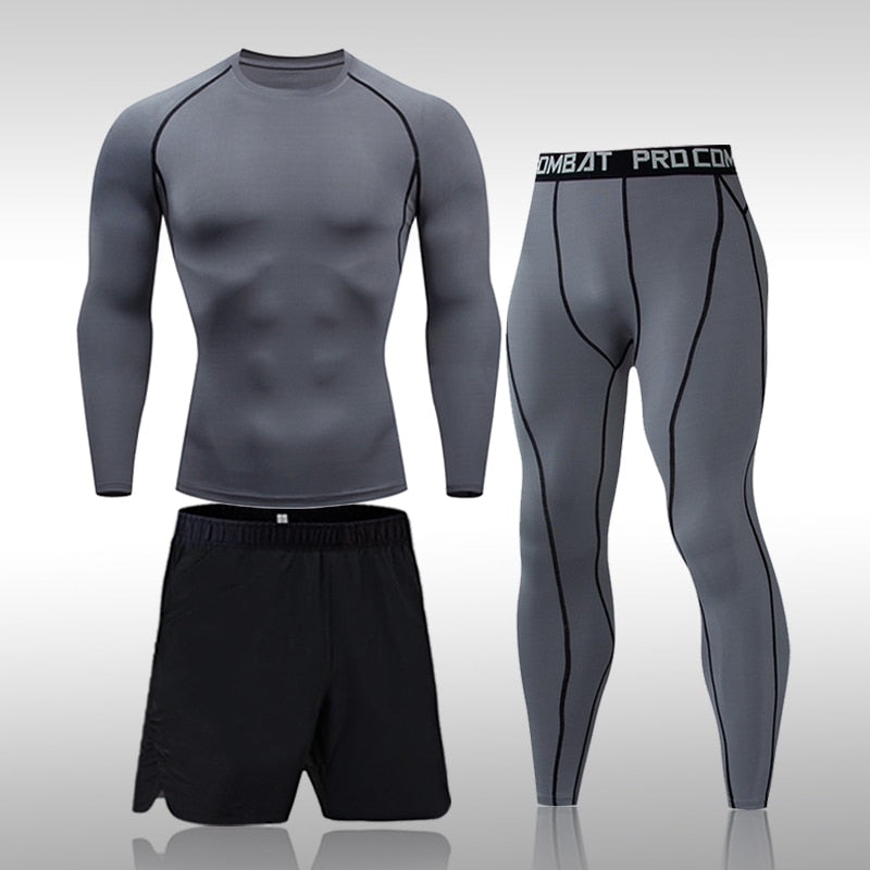 Mens 3-Piece Sportswear Sports Suit