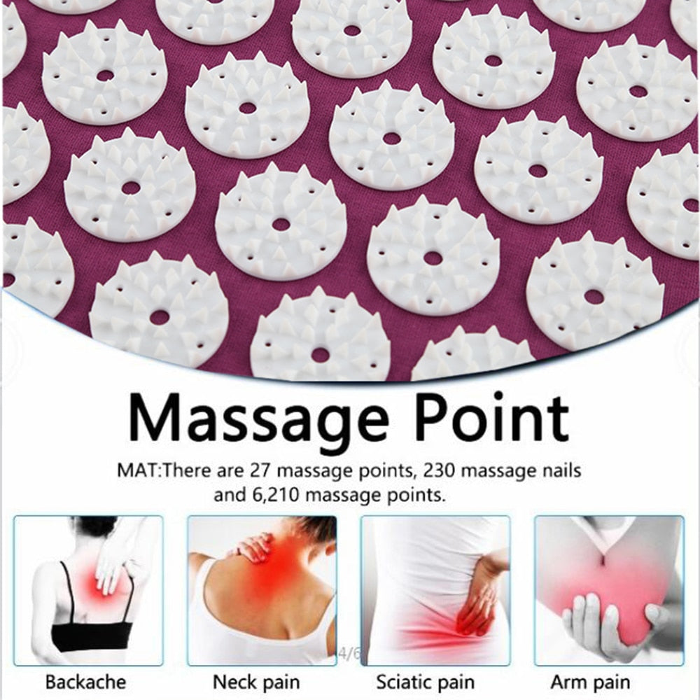 Body Pain Spike Cushion Yoga  Acupuncture Mat