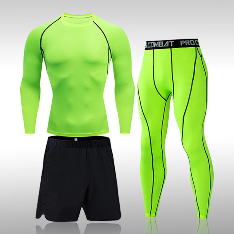 Mens 3-Piece Sportswear Sports Suit