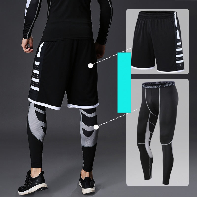 Dry Fit Mens Training Sportswear Set