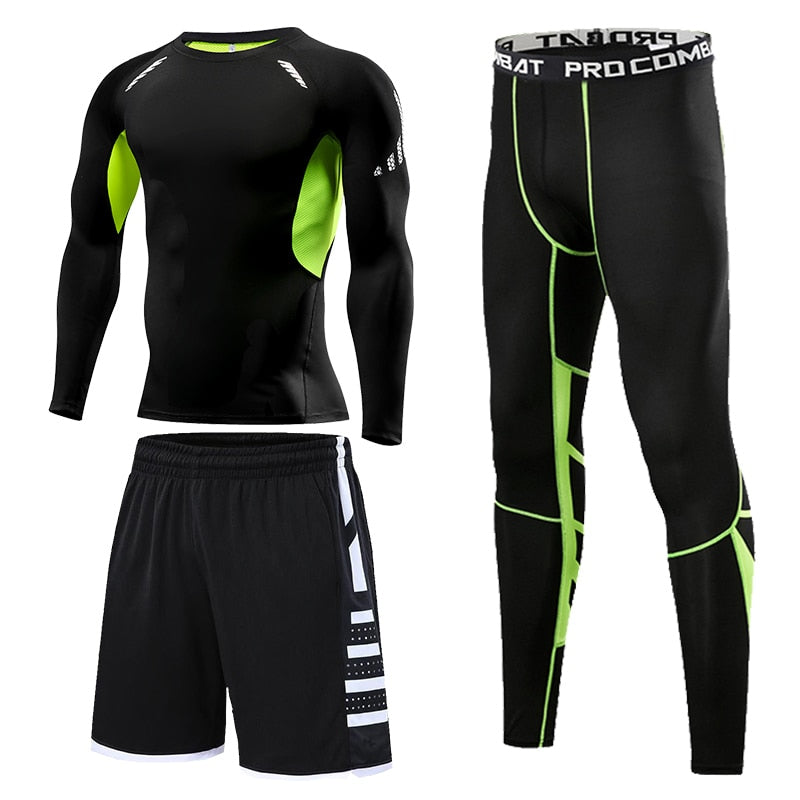 Dry Fit Mens Training Sportswear Set