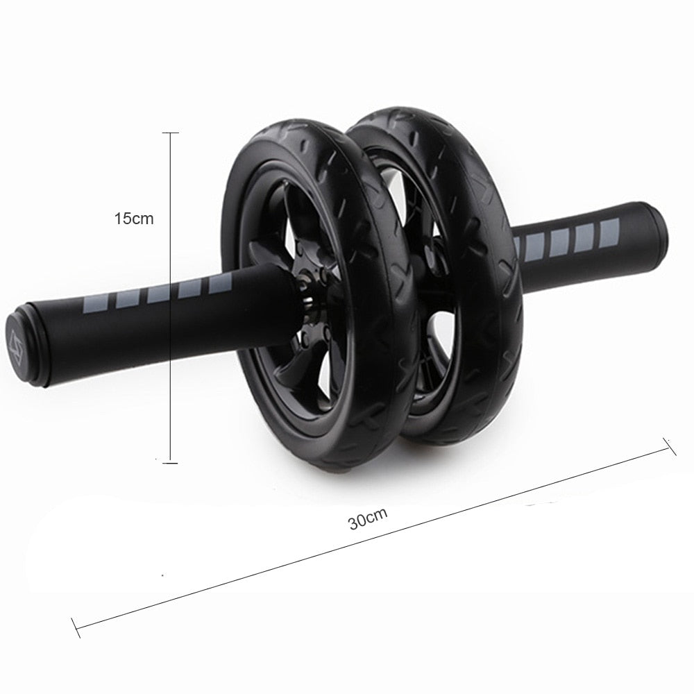 15CM Tire Pattern Fitness Gym Exercise Abdominal Wheel Roller