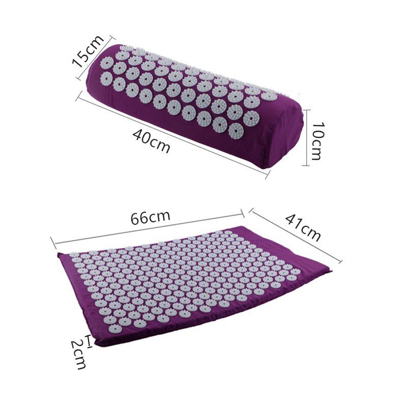 Massager Cushion Relieve Stress Back Body Yoga Mat