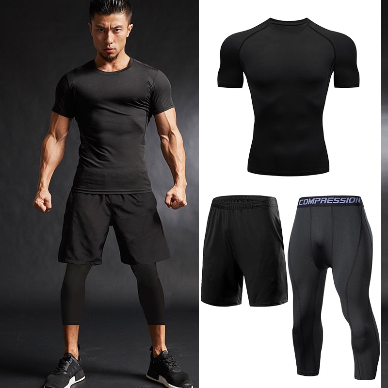 Dry Fit Mens Training Sportswear Set