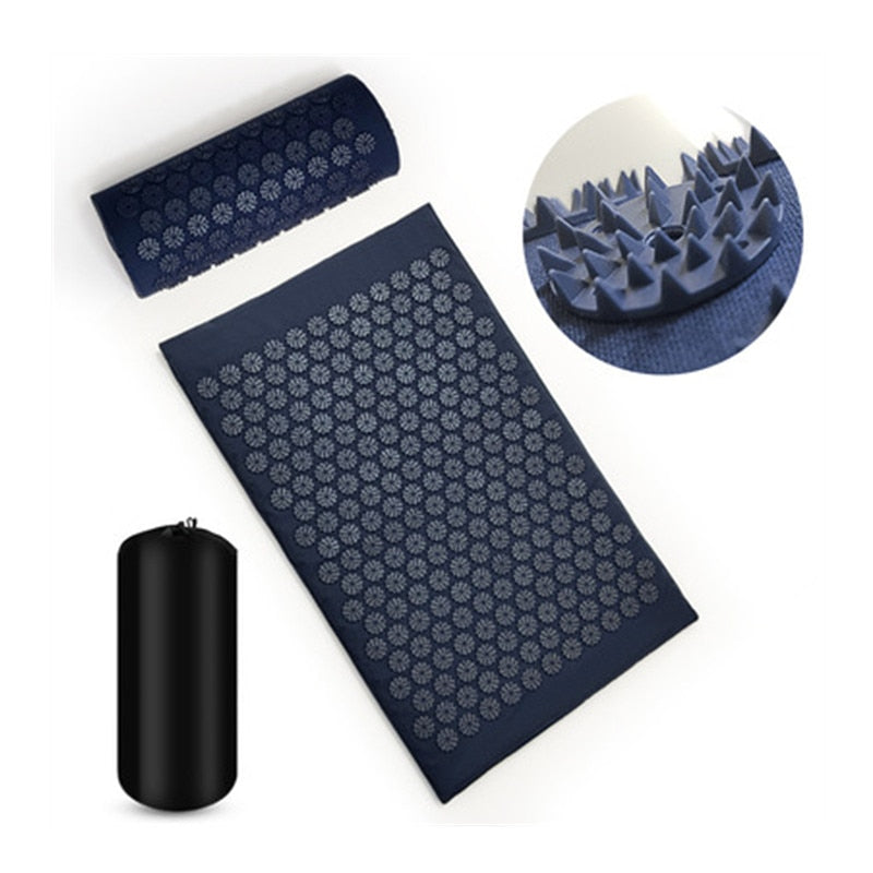 Massager Cushion Relieve Stress Back Body Yoga Mat