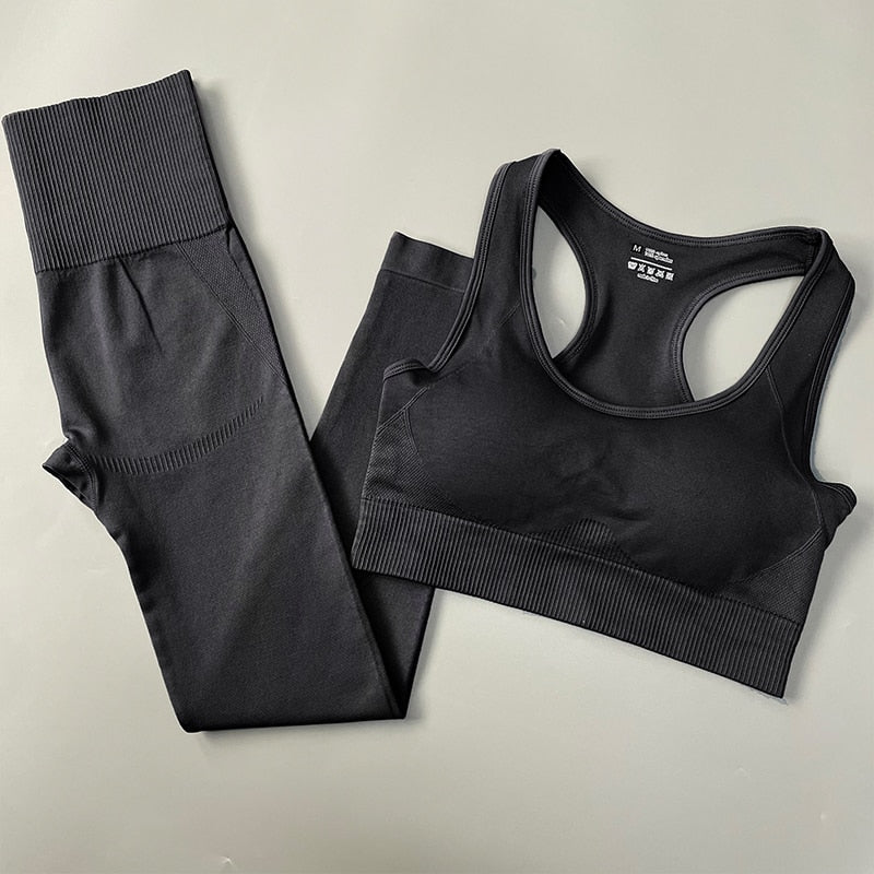 High Waist Leggings Sports Suit