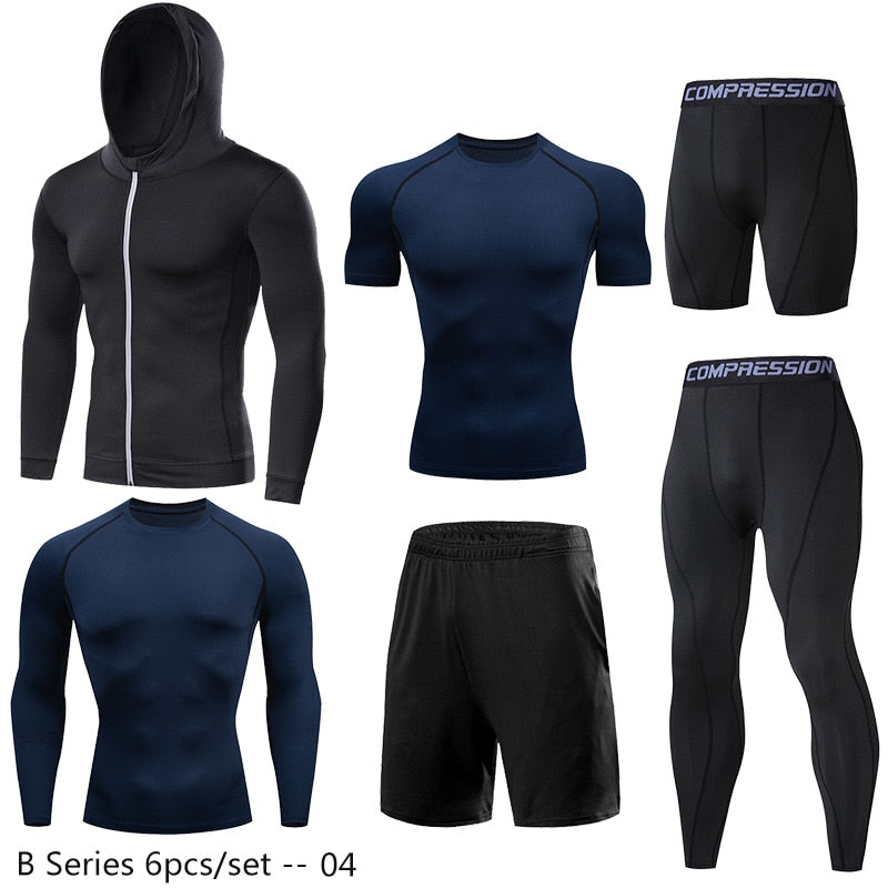 Dry Fit Mens Training Sportswear Set