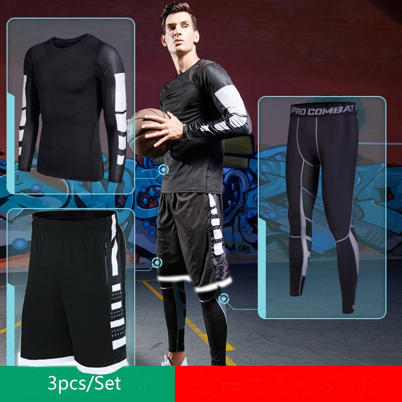 Dry Fit Mens Training Sportswear Set