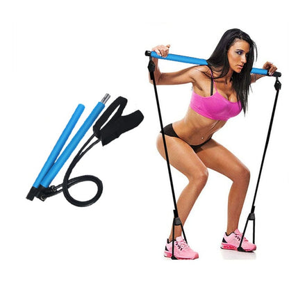 Gym Workout Stick Pilates Exercise Bar Kit