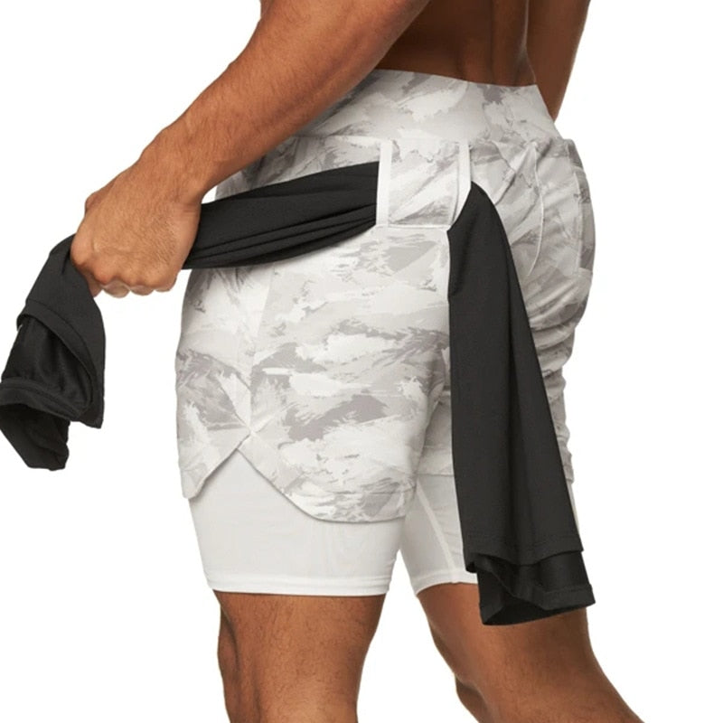 Men Fitness Jogging Workout Shorts