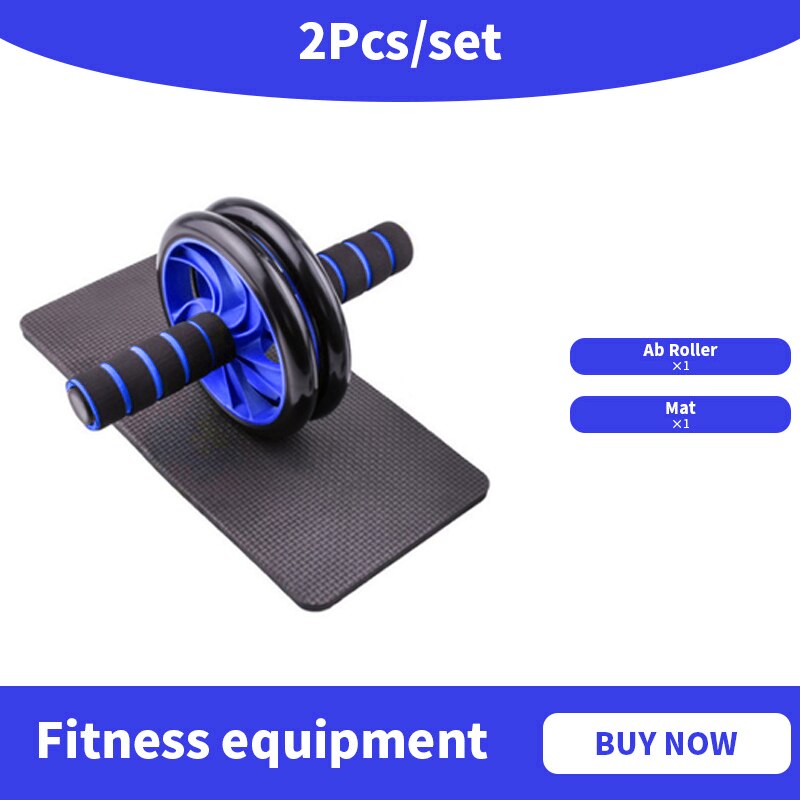 Fitness Ab Roller Kit for Men Women Bodybuilding Abdominal Core Muscle Exercise Strength Training Lose Weight Home Gym Equipment