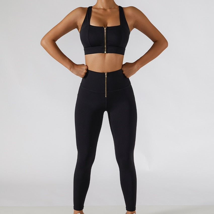 2 Piece Sports Suit Seamless Yoga Set