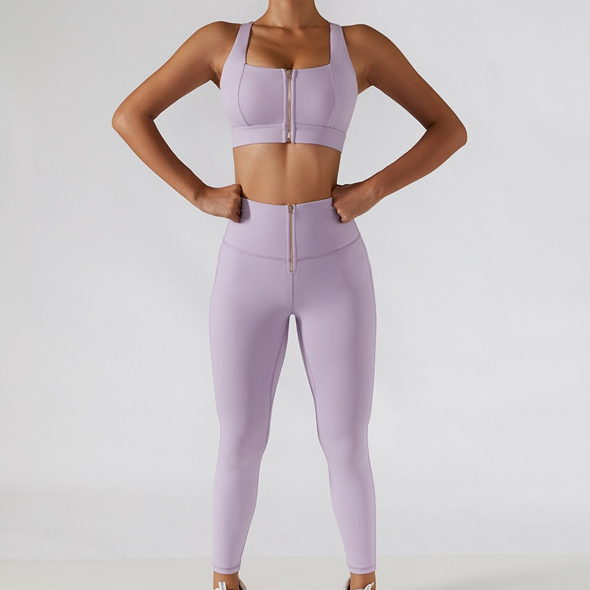 2 Piece Sports Suit Seamless Yoga Set