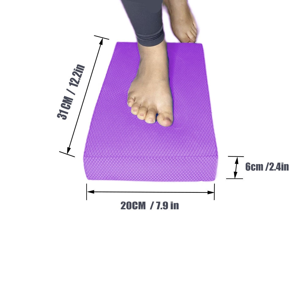 Soft Balance TPE Yoga Mat Foam Exercise Pad