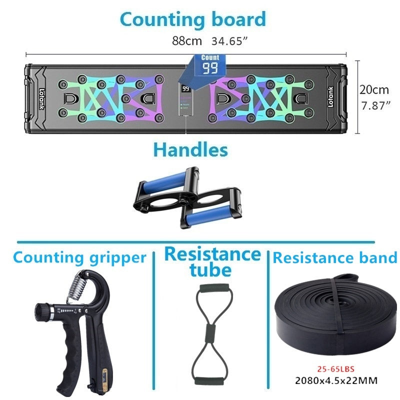 Counting Push Up Rack