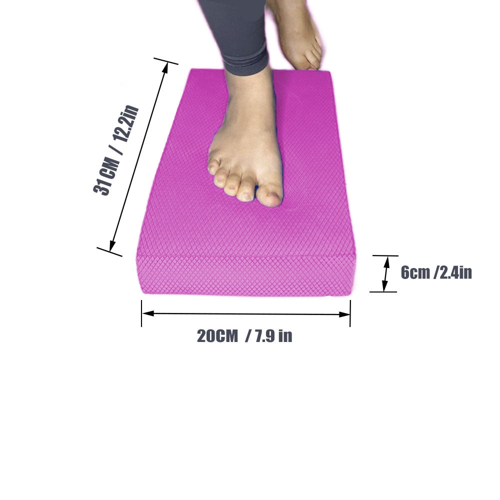 Soft Balance TPE Yoga Mat Foam Exercise Pad