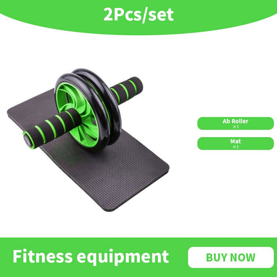 Fitness Ab Roller Kit for Men Women Bodybuilding Abdominal Core Muscle Exercise Strength Training Lose Weight Home Gym Equipment