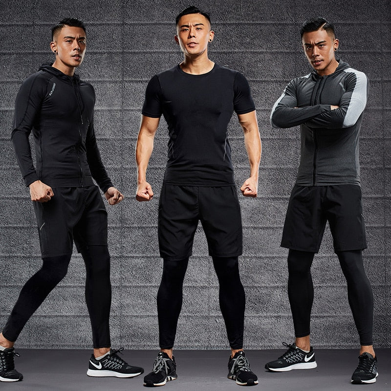 Dry Fit Mens Training Sportswear Set