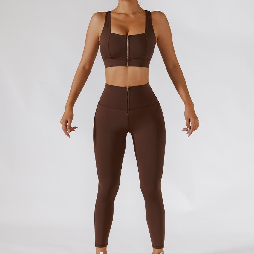 2 Piece Sports Suit Seamless Yoga Set