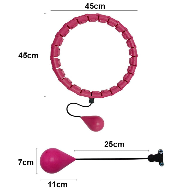 Detachable Massage Hoops Fitness Equipment