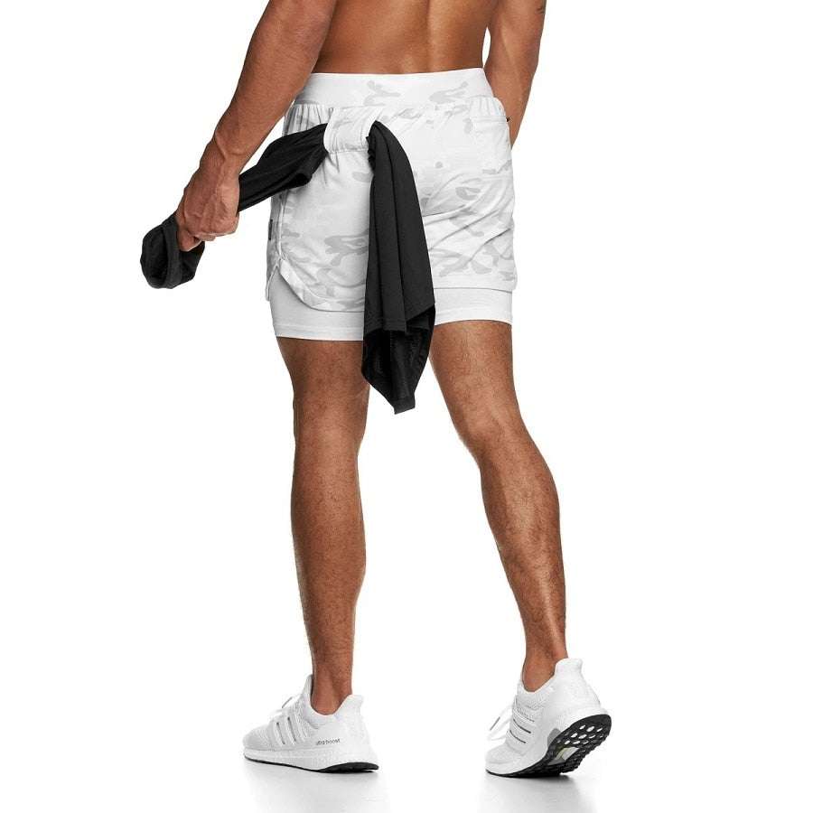 Men Fitness Jogging Workout Shorts